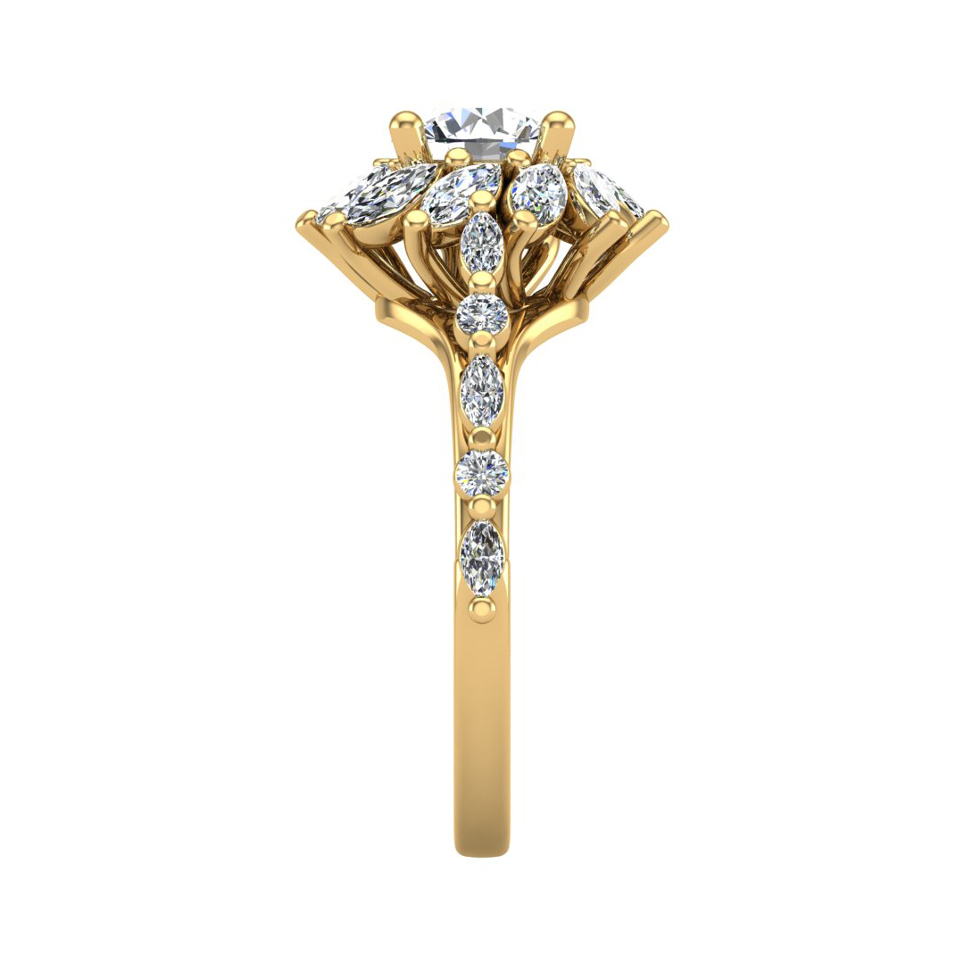 Melissa Halo Engagement Ring